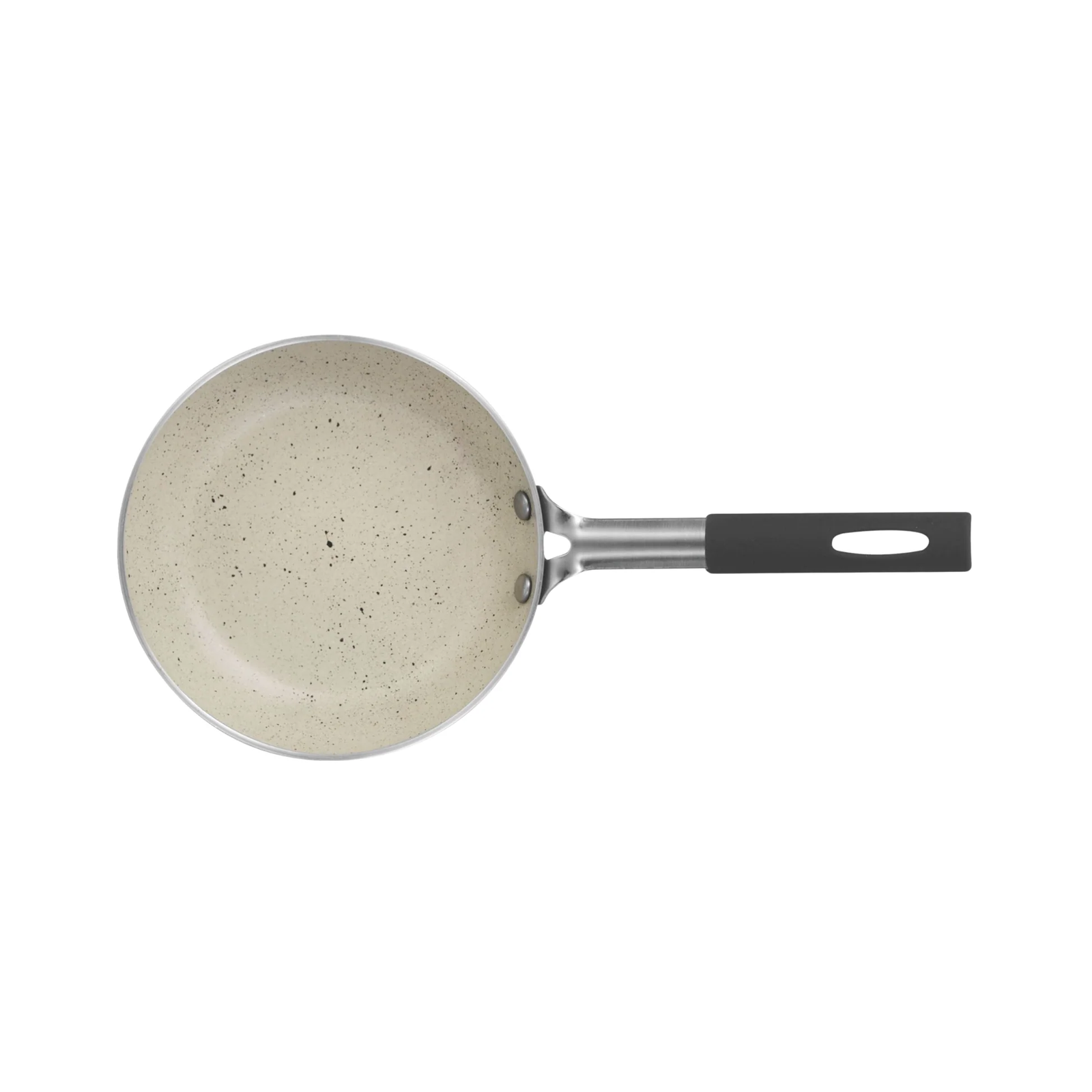 14cm Marble Min Super Non Stick Marble Coated Egg Fry Pan – Beige